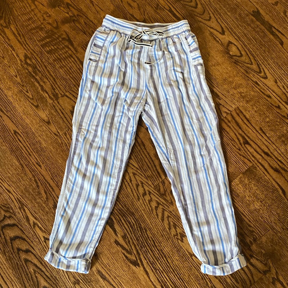 Anthropologie Striped Lounge Pants